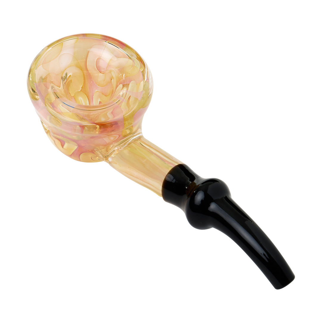 Sculpted Fleur Glass Hand Pipe