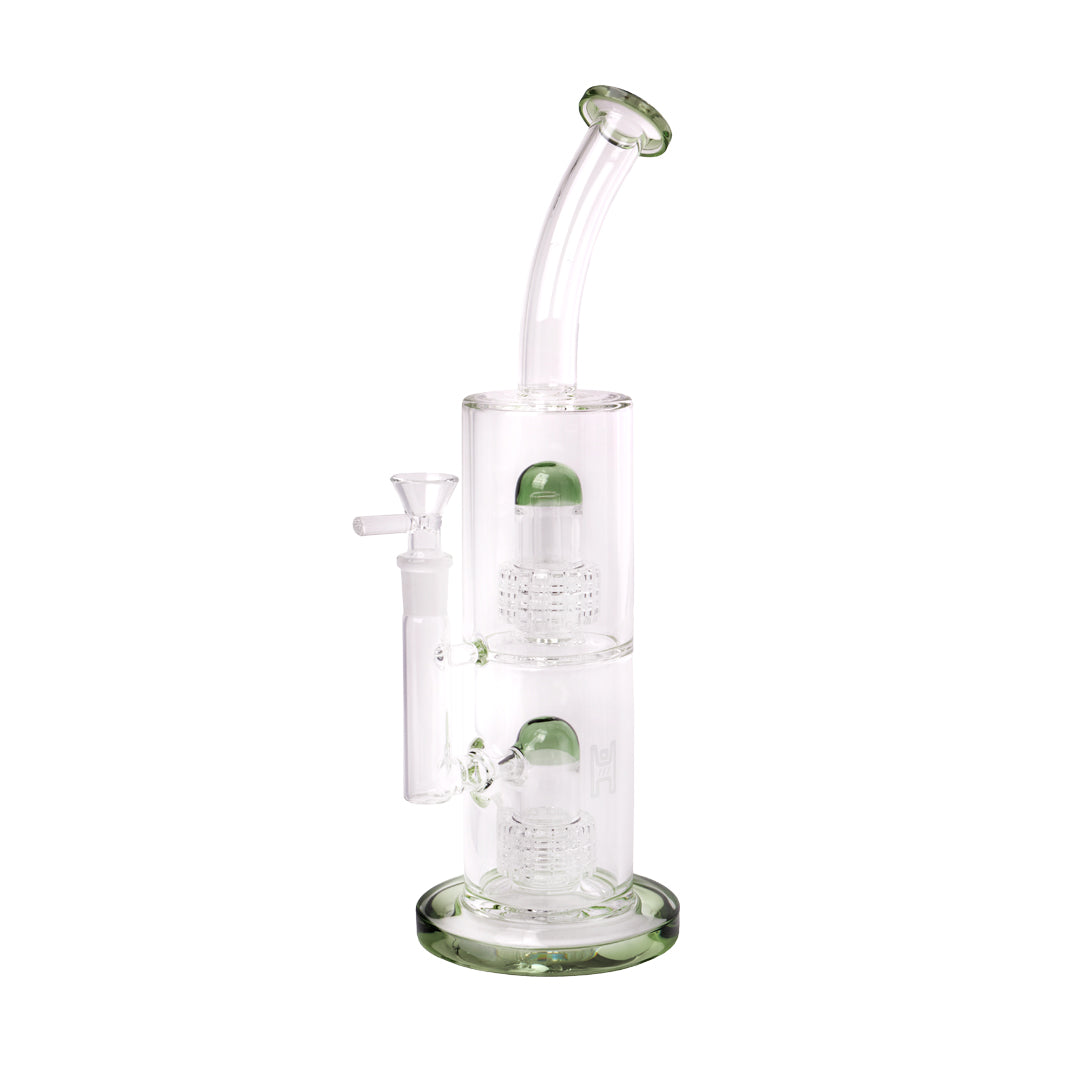 Morpheus Dual Perc Borosilicate Water Pipe