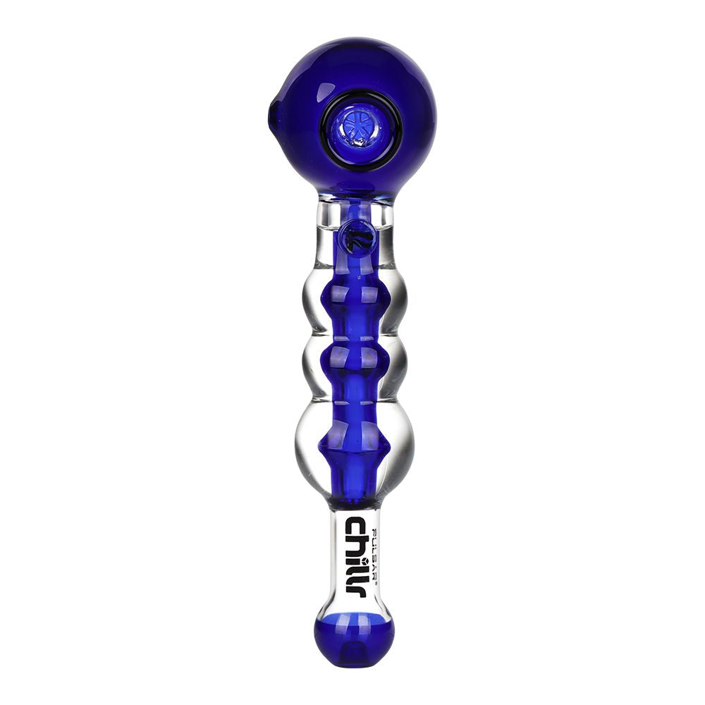 Pulsar Chillr Glycerin Glass Hand Pipe - 7.5" / Blue – image 2