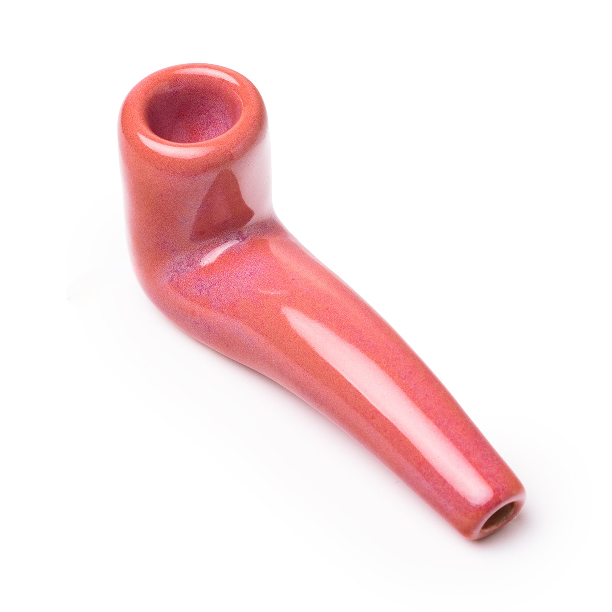 Artisan Mini Ceramic Sherlock Pipe by Stoned Potter