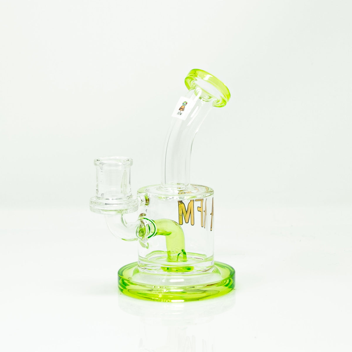 6.5" AFM Killer Colored Glass Mini Dab Rig