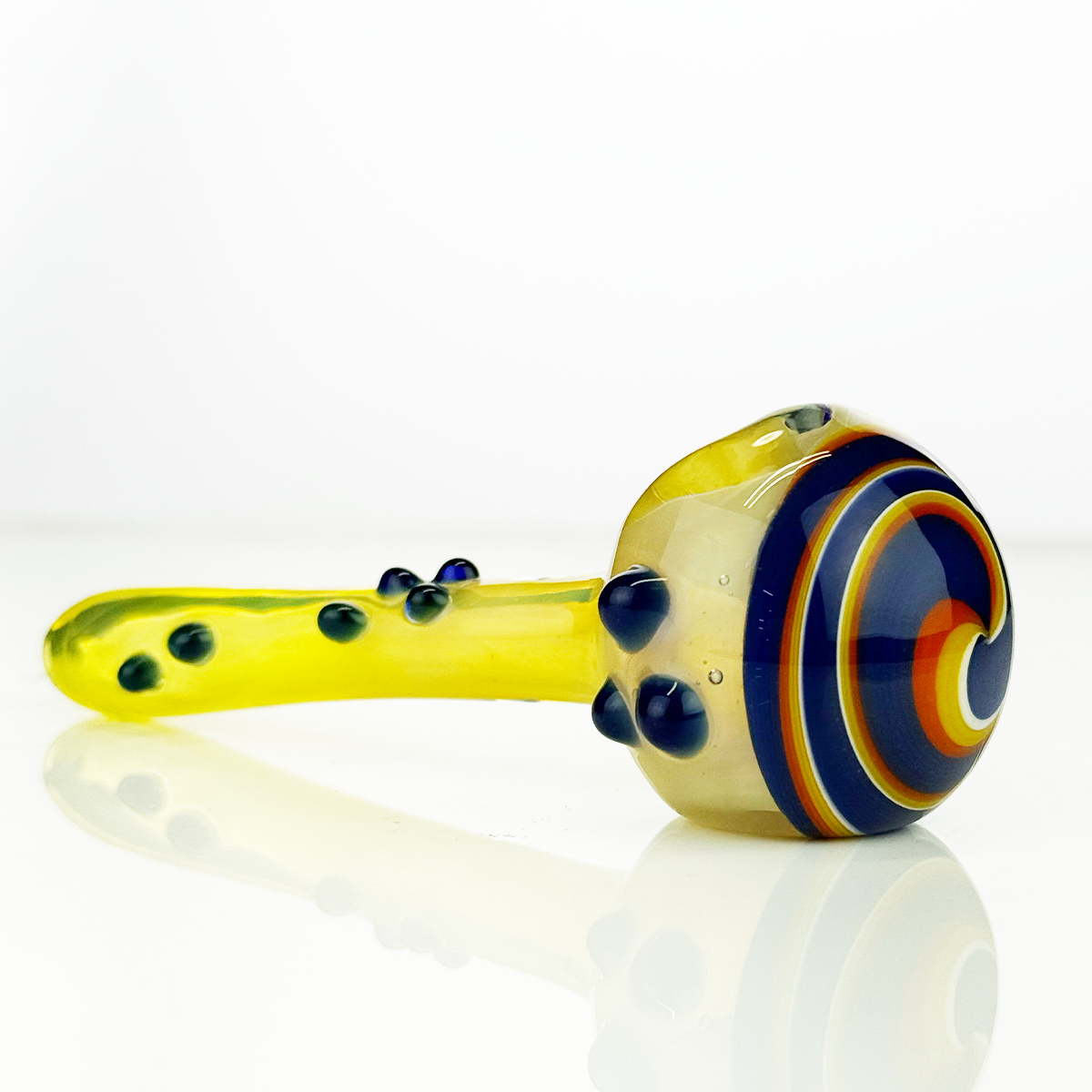 Esigo 4.5" Silver Fume Wig Wag Glass Pipe