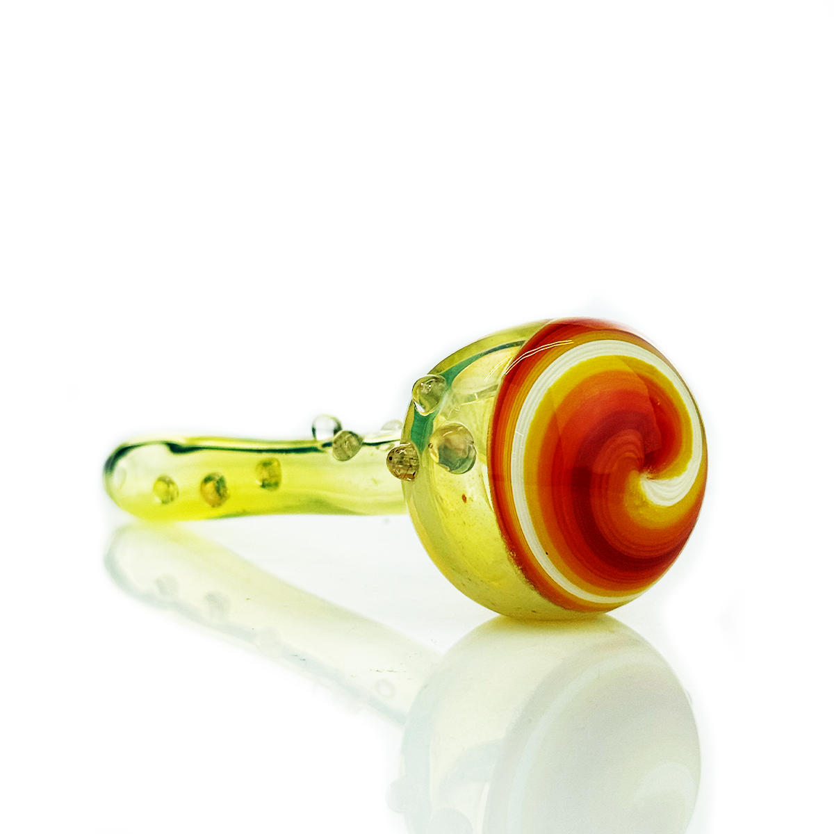 Esigo 4.5" Silver Fume Wig Wag Glass Pipe