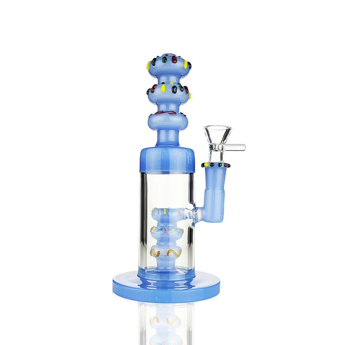 Premium 9-Inch Glass Water Pipe with 14mm Bowl