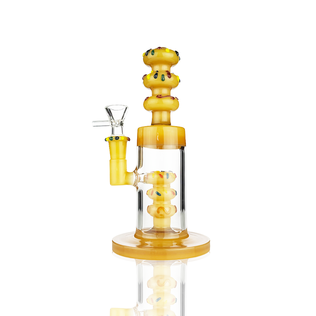 Premium 9-Inch Glass Water Pipe with 14mm Bowl