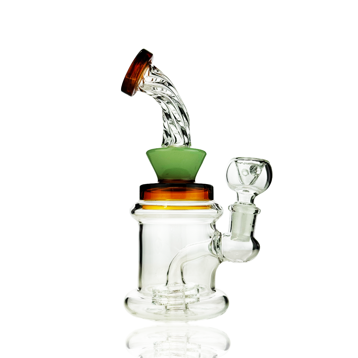 7-Inch Compact Twist Neck Water Pipe