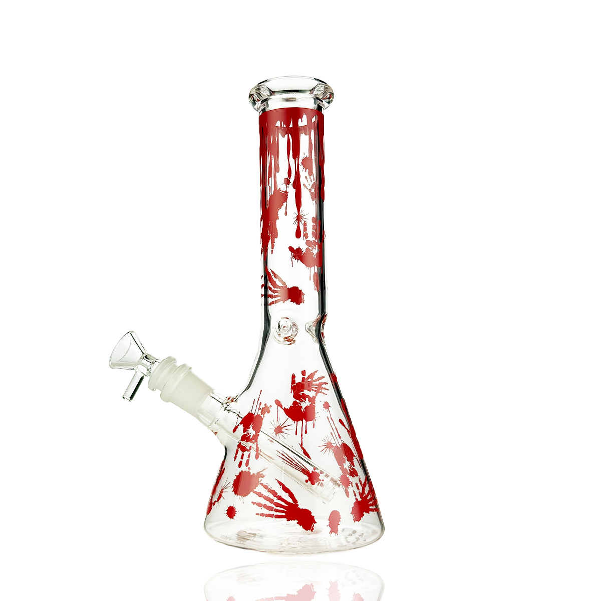 Spectral Decal Beaker Water Pipe - 10 Inch