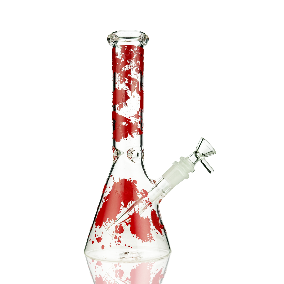 Spectral Decal Beaker Water Pipe - 10 Inch