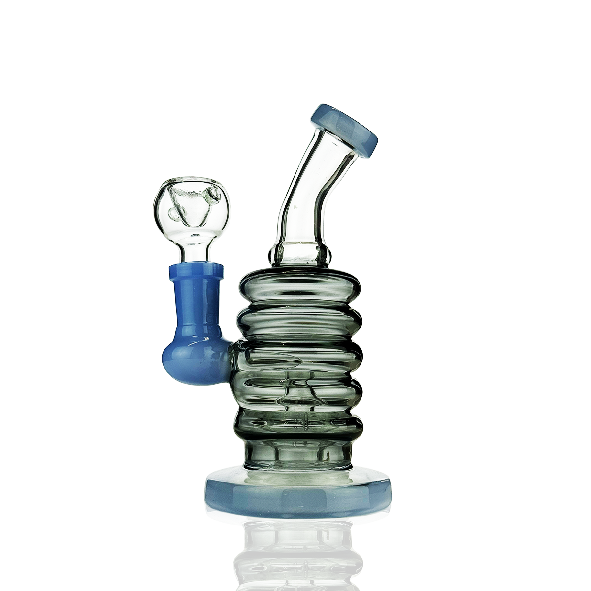 6" Color Tube Ring Body Water Pipe