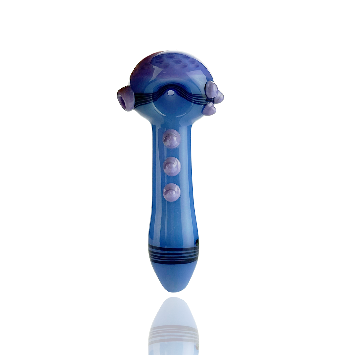Slime Head Honeycomb Glass Pipe - 4.5 Inch