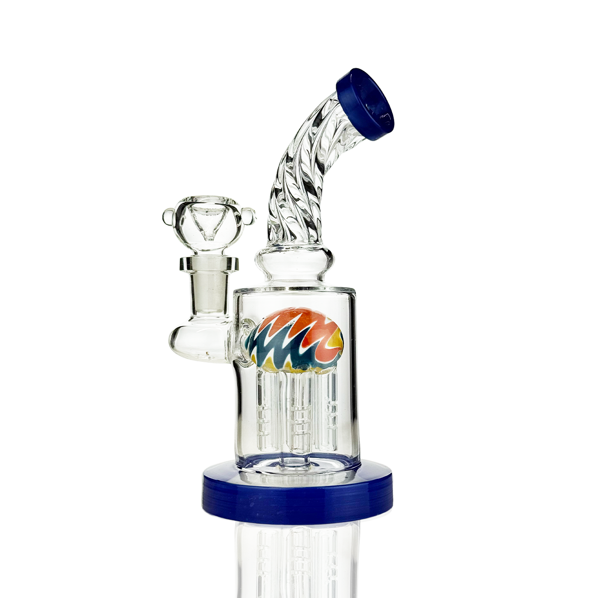 7-inch Tree Perc Water Pipe with Reversal Dome