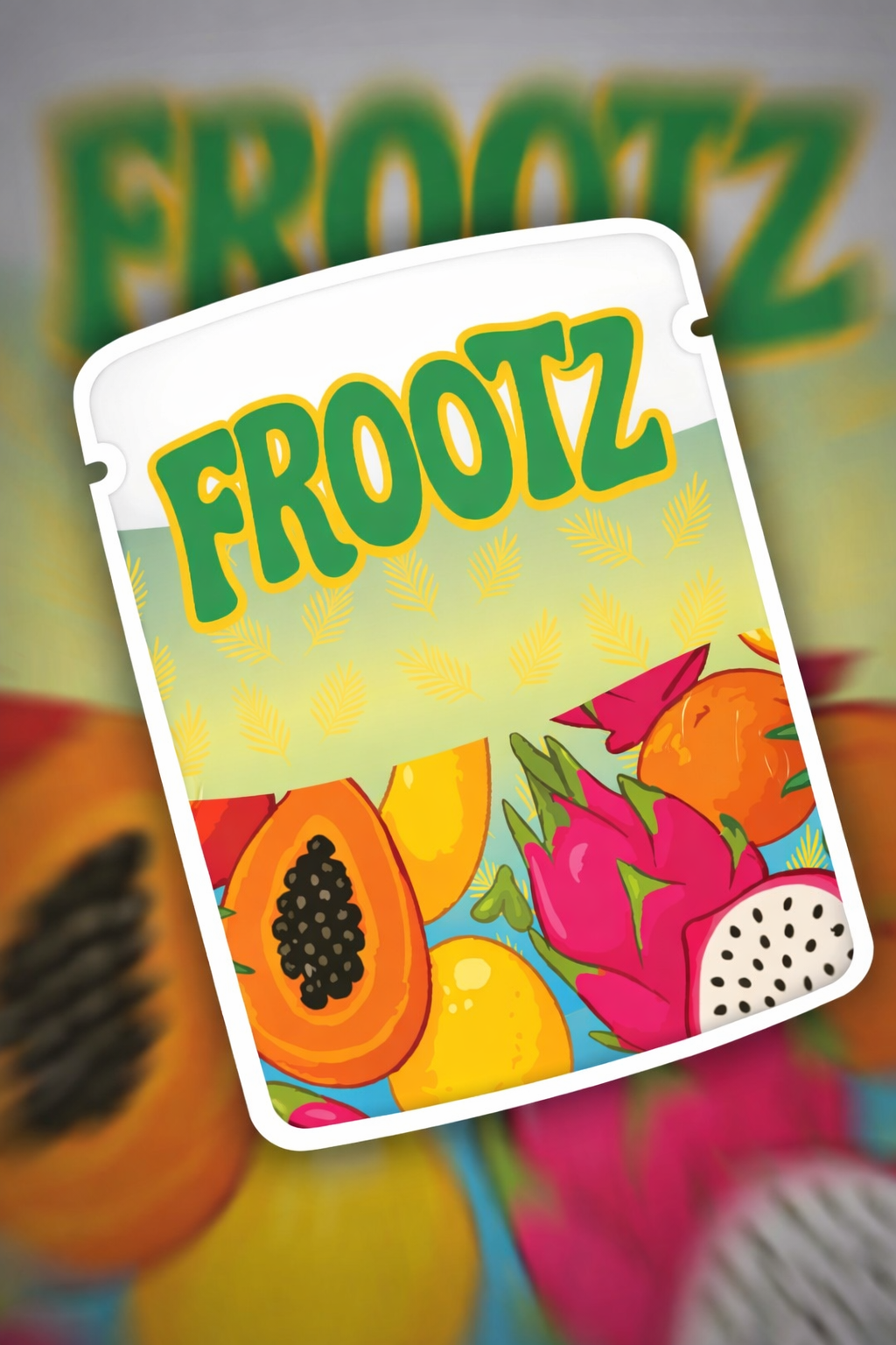 Art Printed Resealable Storage Pouches – Design H