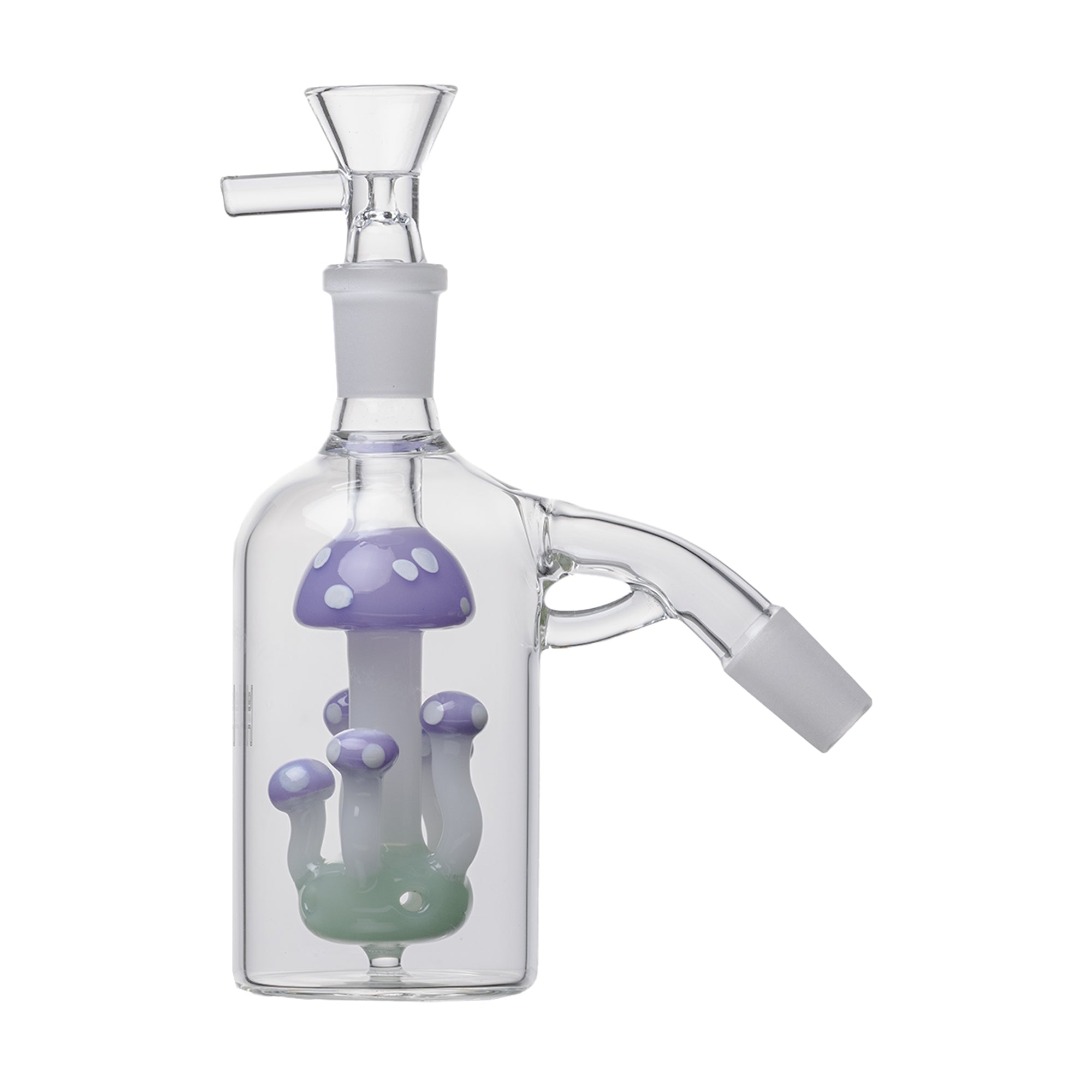 Shroom Glass Perc Ash Catcher with Bowl