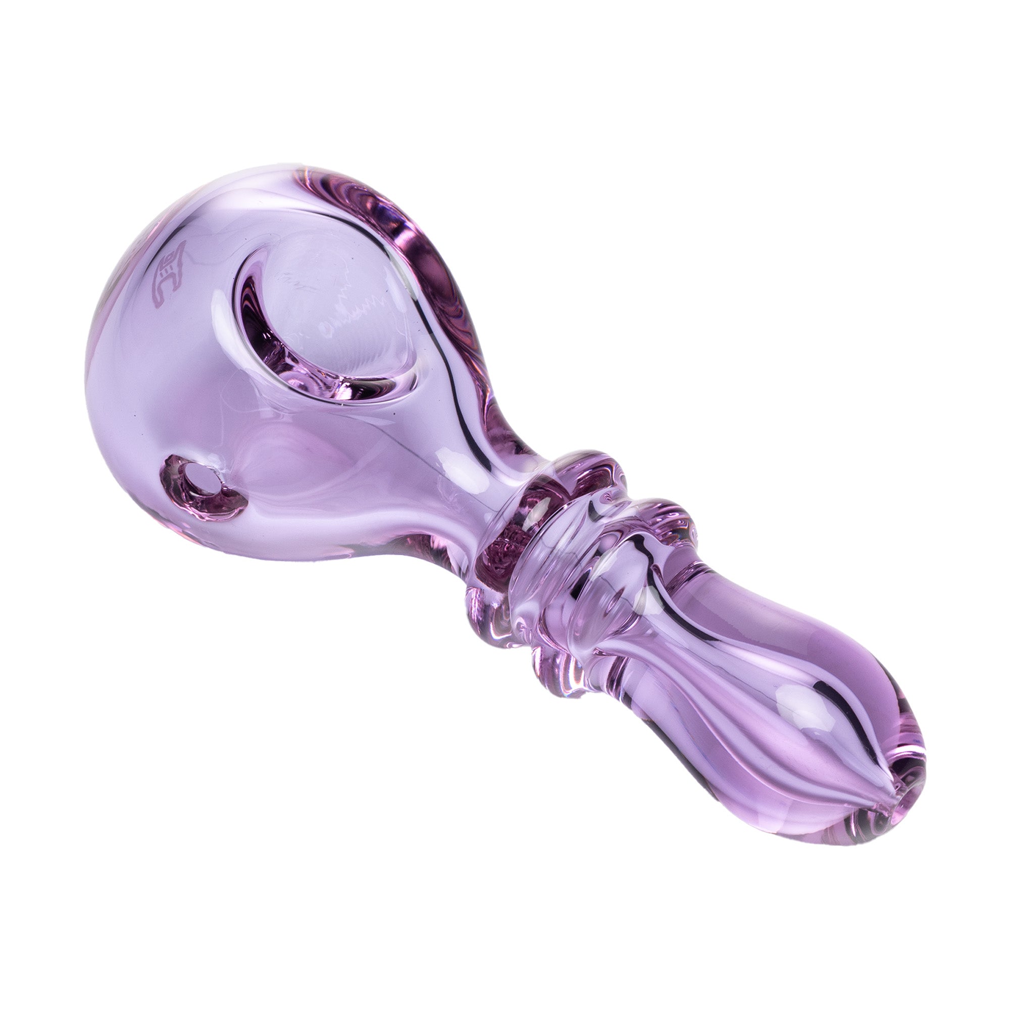 Premium Borosilicate Double Ring Spoon Pipe