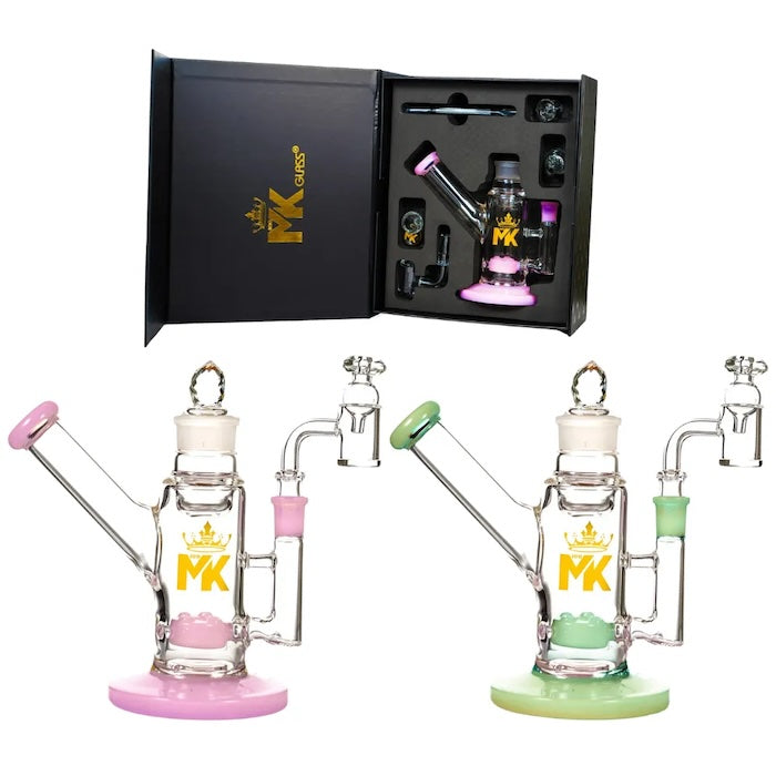 MK Glass 7-Inch Rig with Integrated Stash Jar