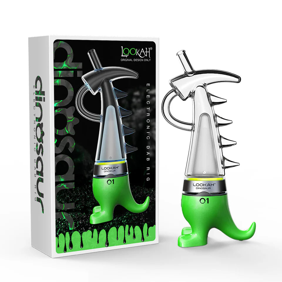 Lookah Dinosaur E-Rig with Artistic Glass
