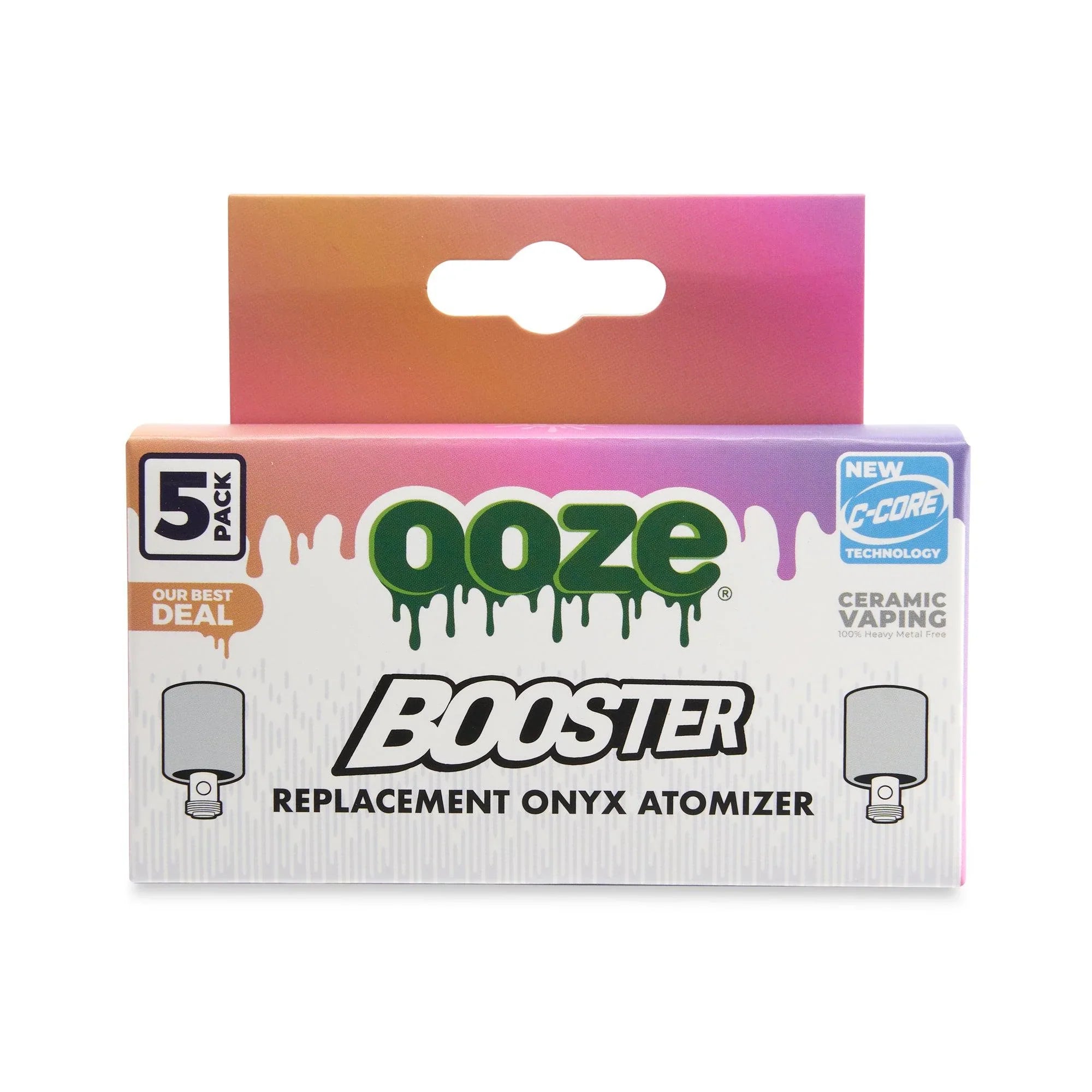 Ooze Booster C-Core Onyx Atomizer 5-Pack