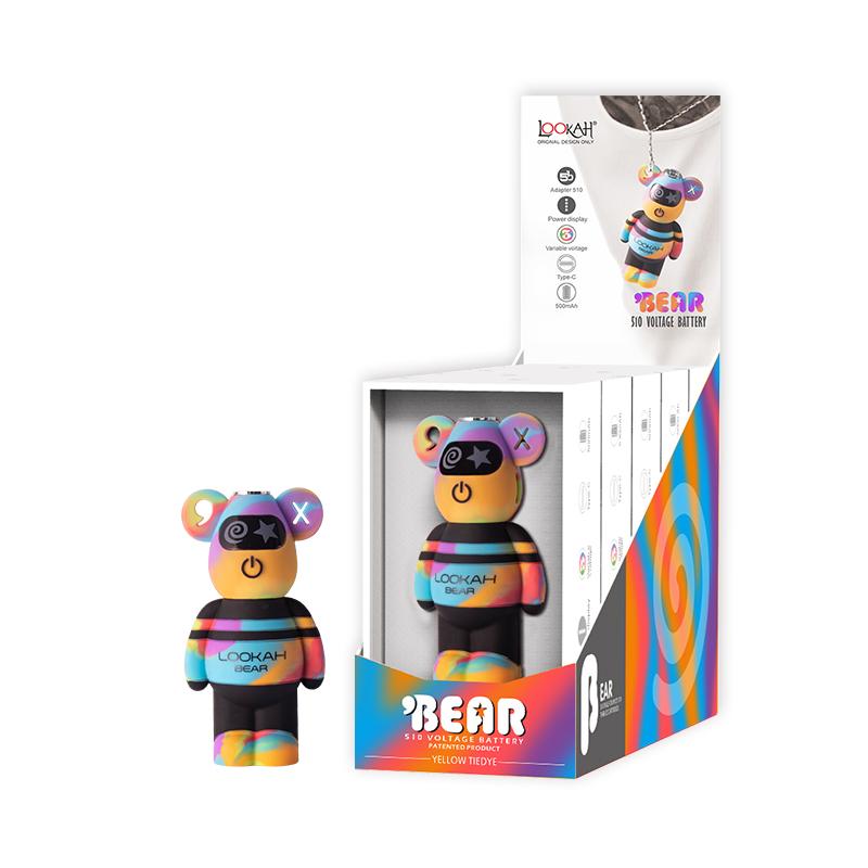 Lookah Bear 510 Battery - Tie Dye Limited Edition
