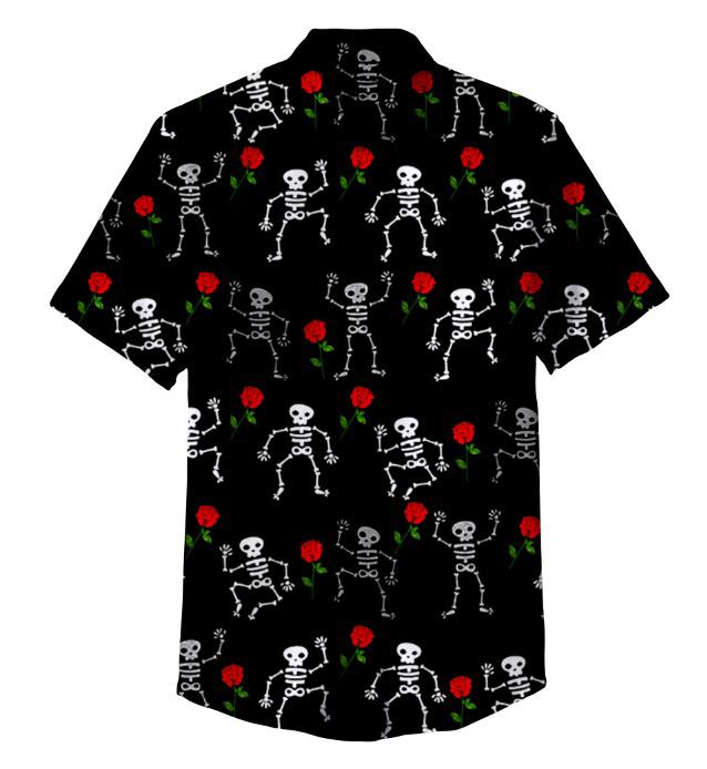 Festive Skeleton Black Shirt - Multi-Size Pack