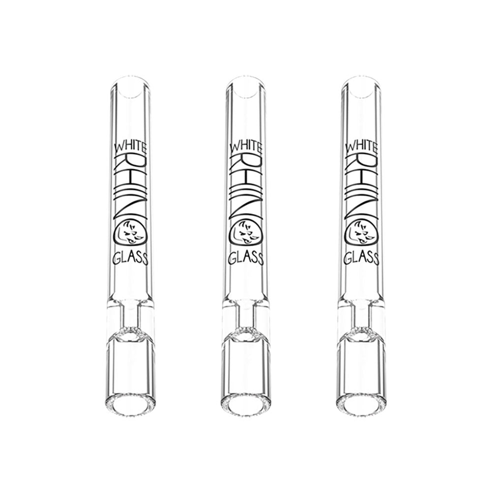 Premium Glass Chillum Pipe with Silicone Cap