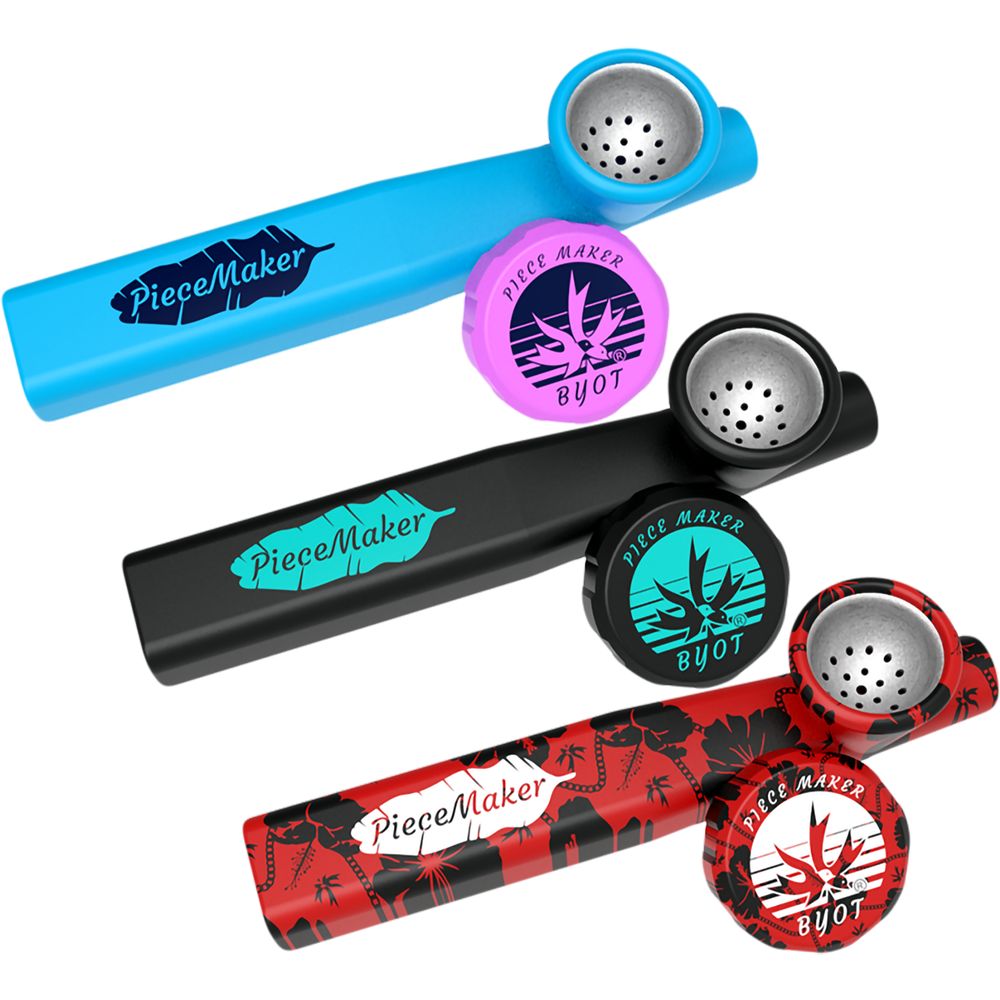 PieceMaker Kazili Silicone Hand Pipe - 5" / Colors Vary – image 1
