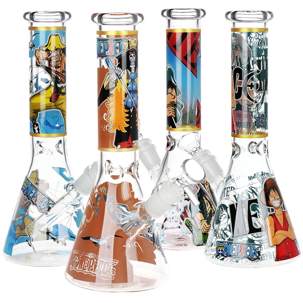 One Treasure Anime Beaker Bong with Ice Pinch