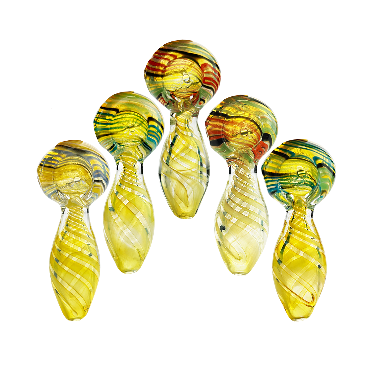 Artisan 3-Inch Fumed Glass Spoon Pipe