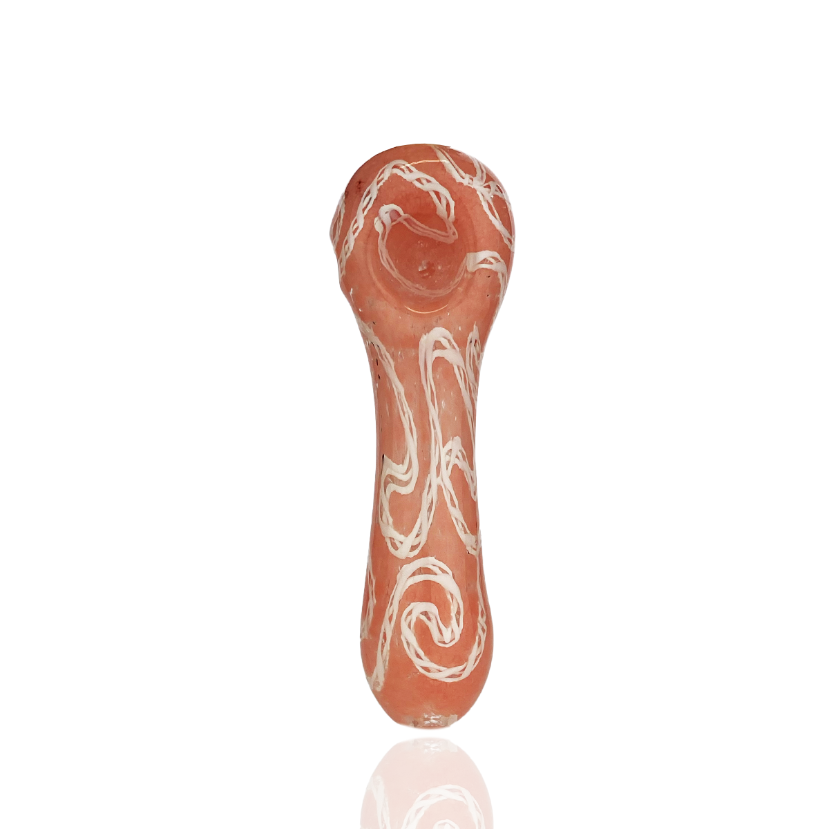 Artisan 4.5" Spoon Pipe with Twisted Frit Glass
