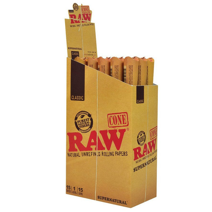 Raw 12-Inch Supernatural Pre-Rolled Cone