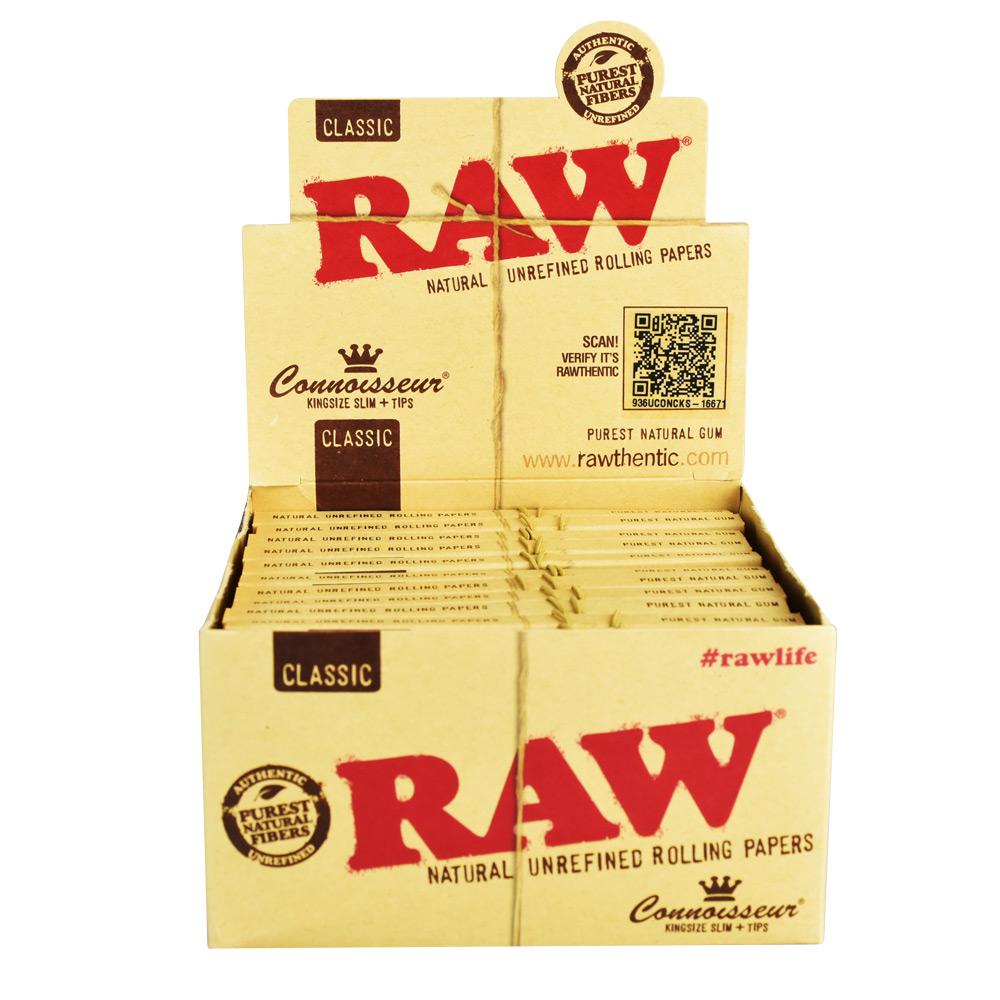 RAW Connoisseur Papers with Integrated Tips