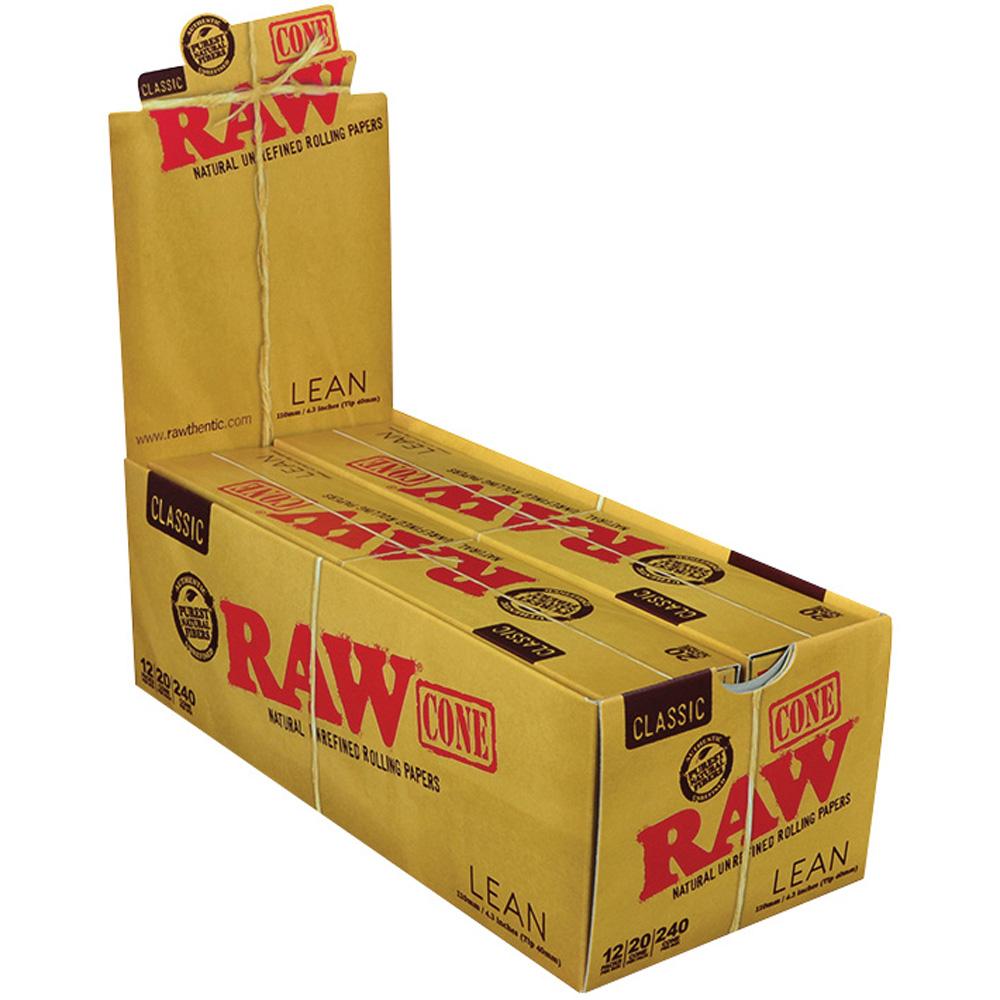 RAW Lean Pre-Rolled Cones - 109mm Length