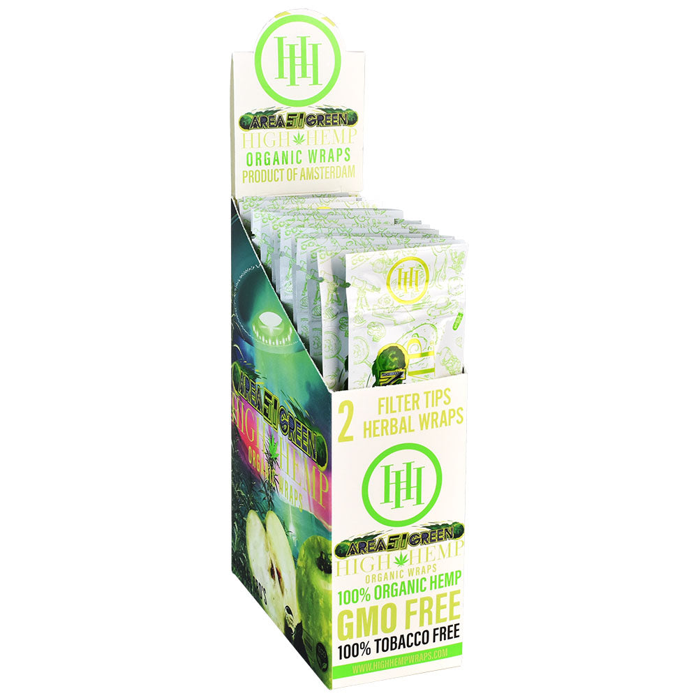 25PC DISP - High Hemp Organic CBD Wraps - 2pk – image 1