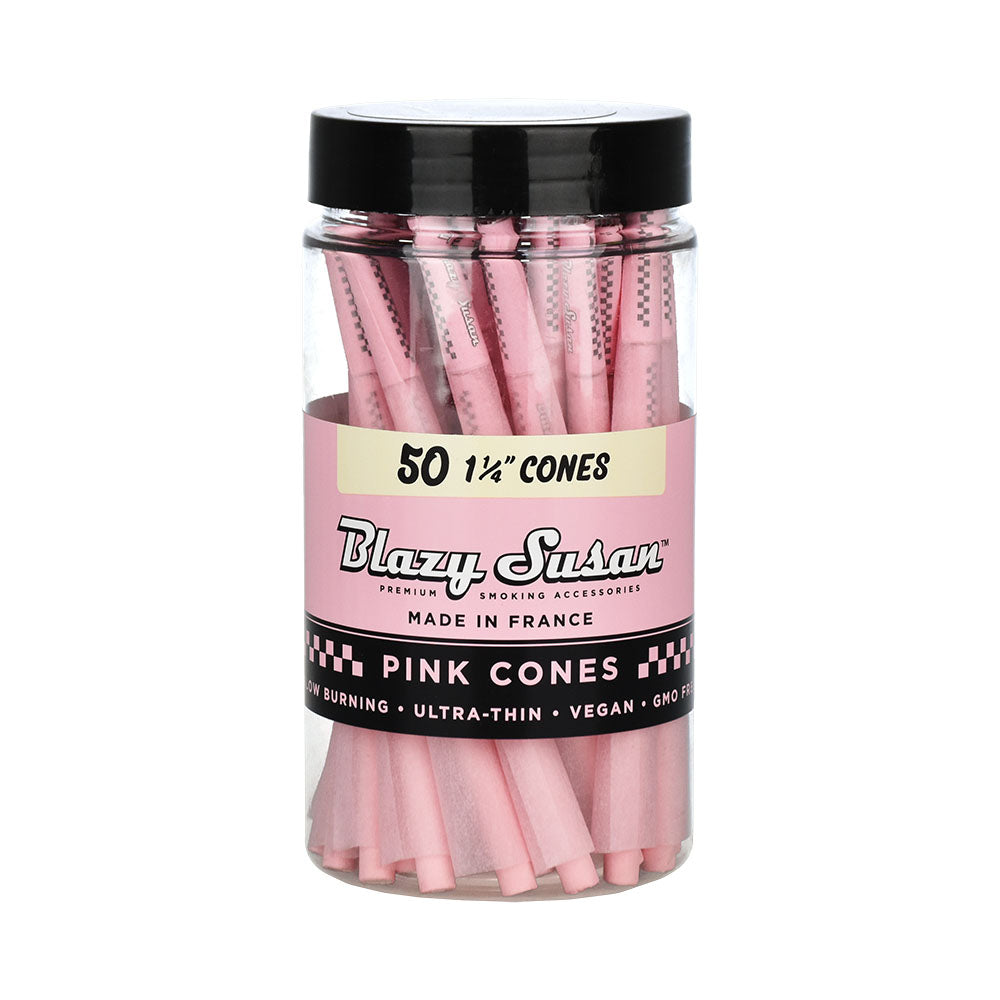 Pink Pre-Rolled Cones for Dry Herb | 50 Count