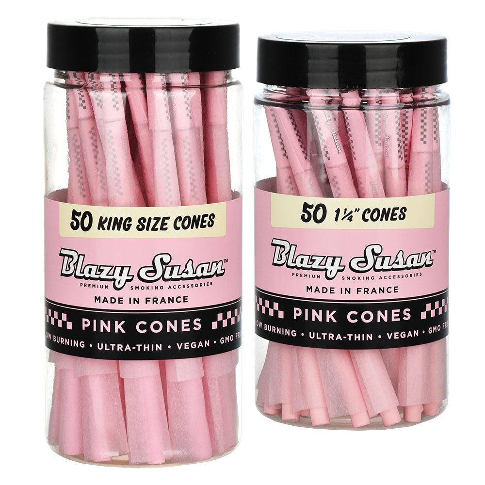 Pink Pre-Rolled Cones for Dry Herb | 50 Count