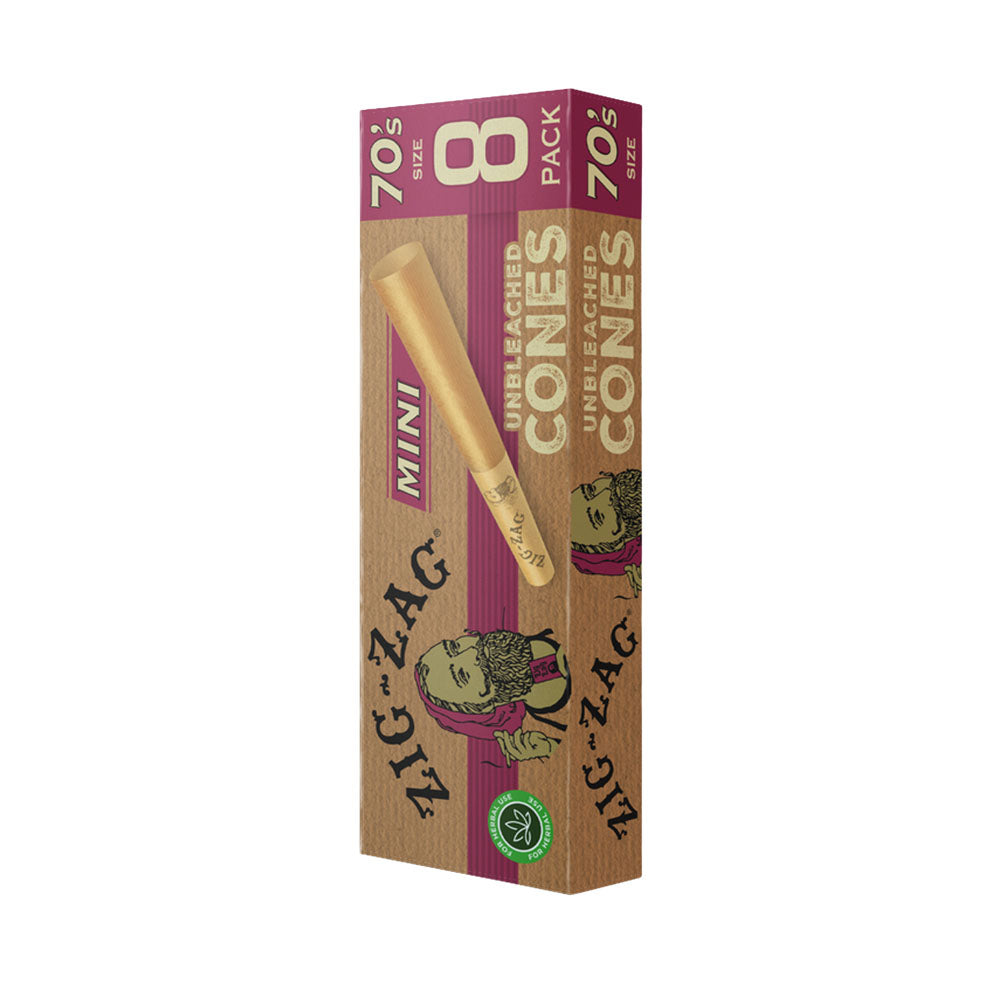 Zig Zag Unbleached Mini Cones | 70mm – image 4