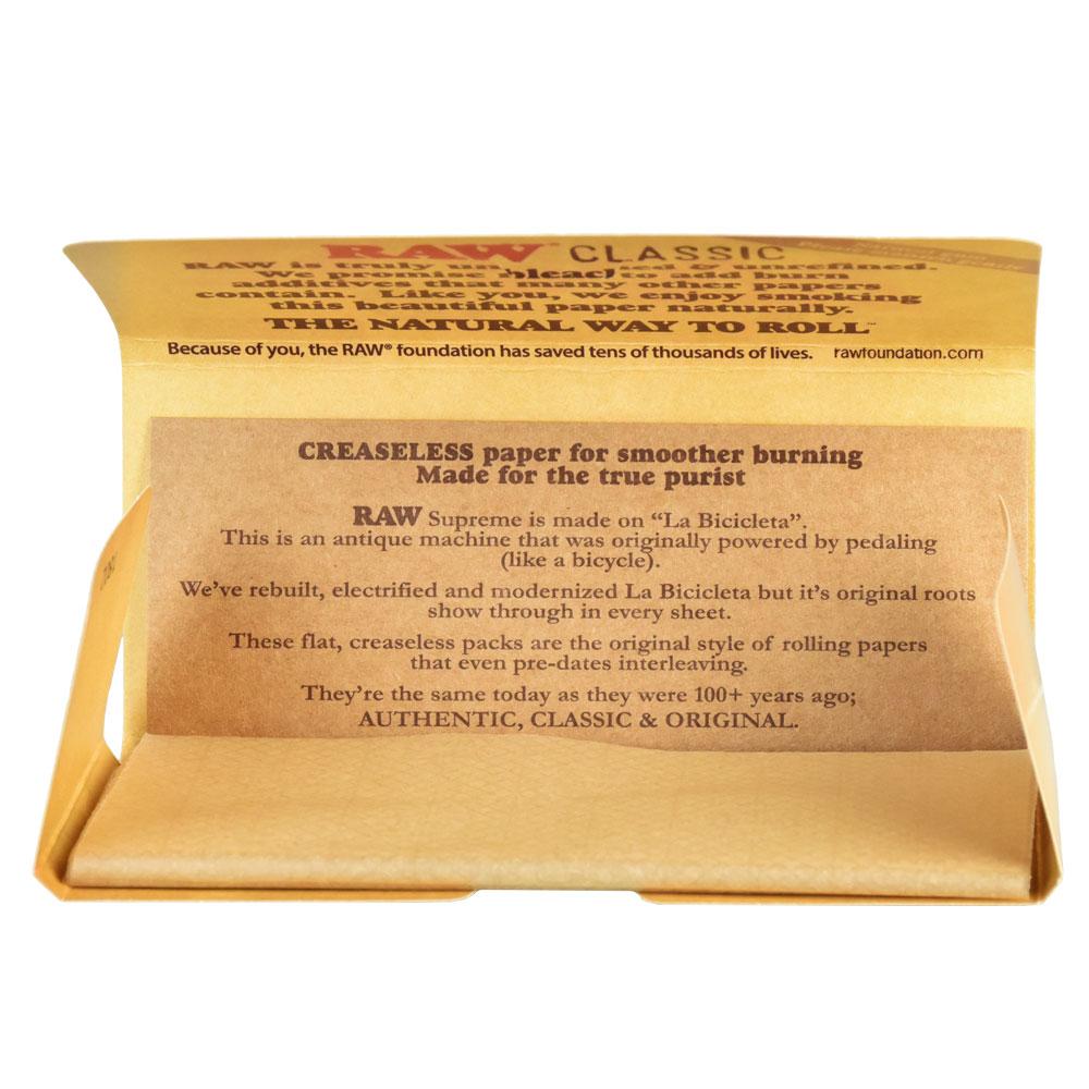 RAW Kingsize Supreme Natural Rolling Papers