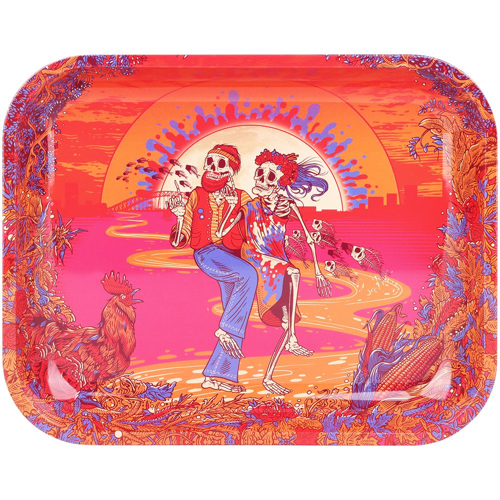 Grateful Dead Sunset Dance Metal Rolling Tray