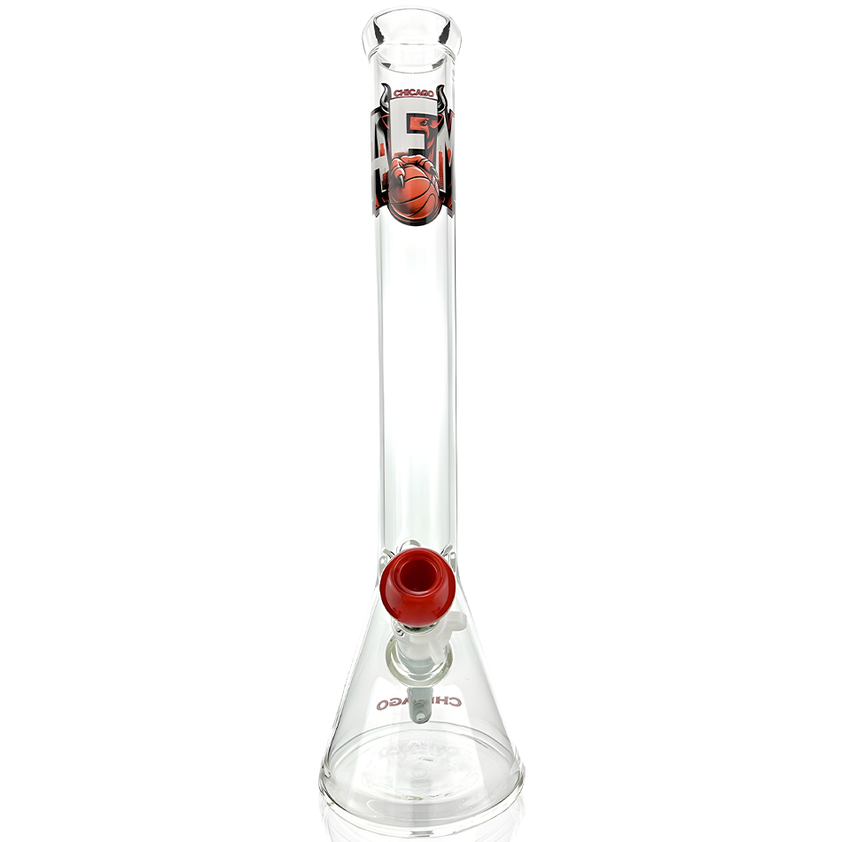 18" Chicago 5mm Beaker Bong Bundle
