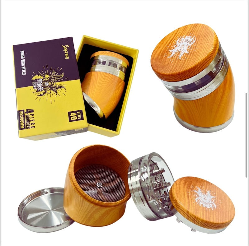 Premium 4-Piece Metal Dry Herb Grinder