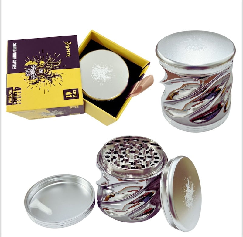 Robust 4-Piece Grinder with Gift Box