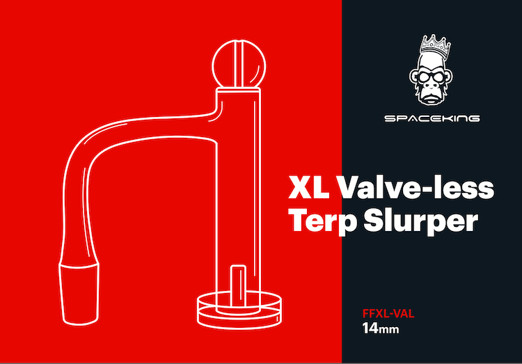 Premium XL Valveless Terp Slurper Kit - Red & Black