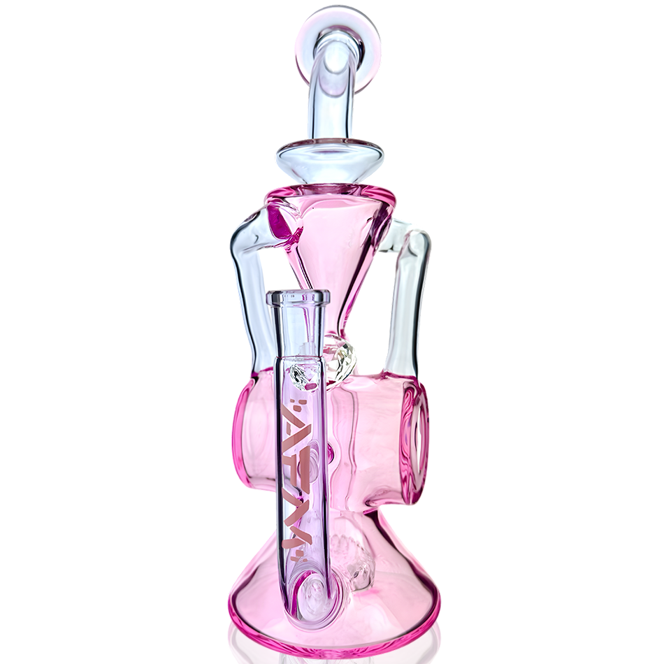10" AFM Barrel Blaster Colored Glass Recycler Dab Rig – image 1