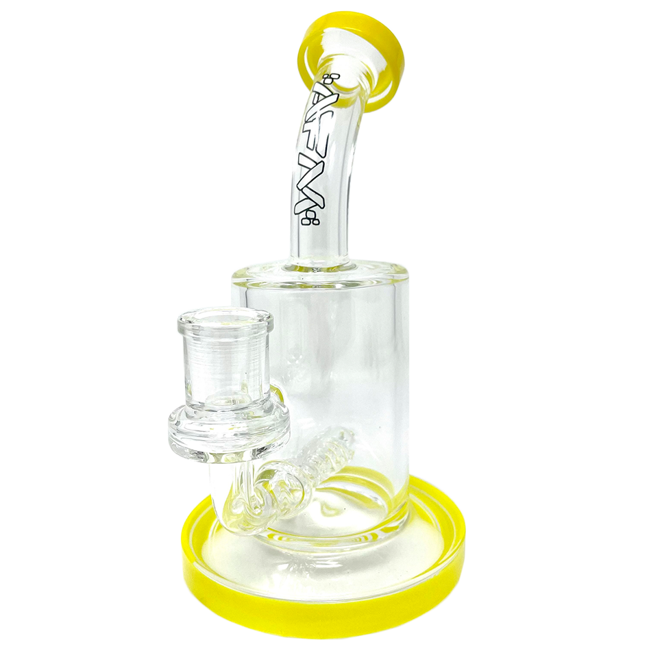 7.5" AFM Clear Glass Inline Perc Dab Rig