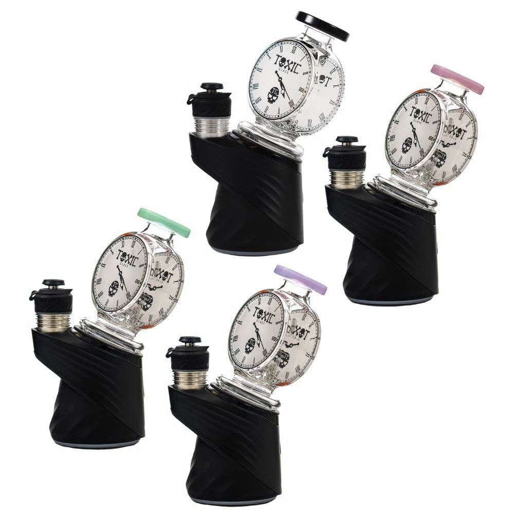 Whimsical Clock Design Puffco Peak Top