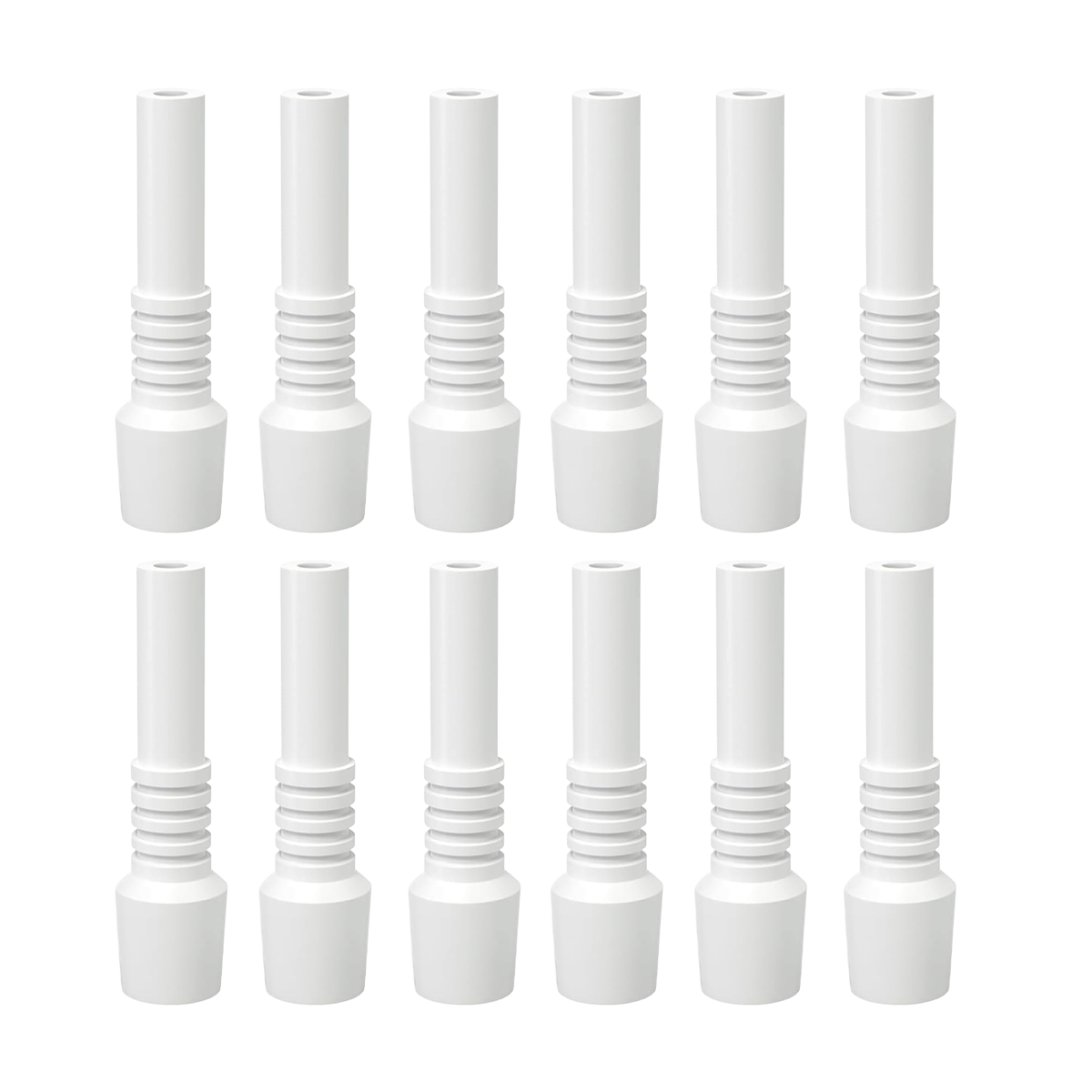 10mm Ceramic Dab Nails - 12 Piece Set