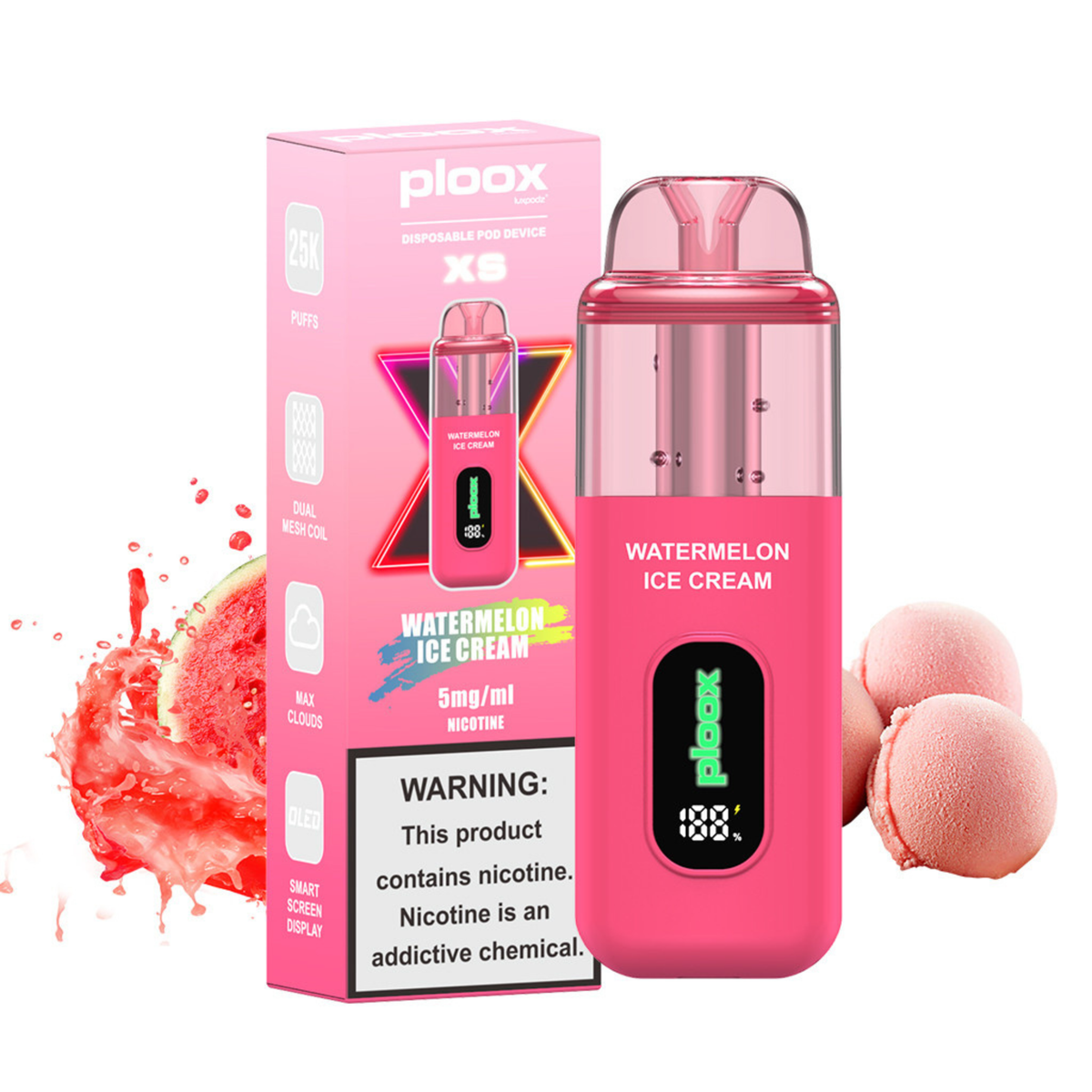 Ploox XS 25K Disposable Vape