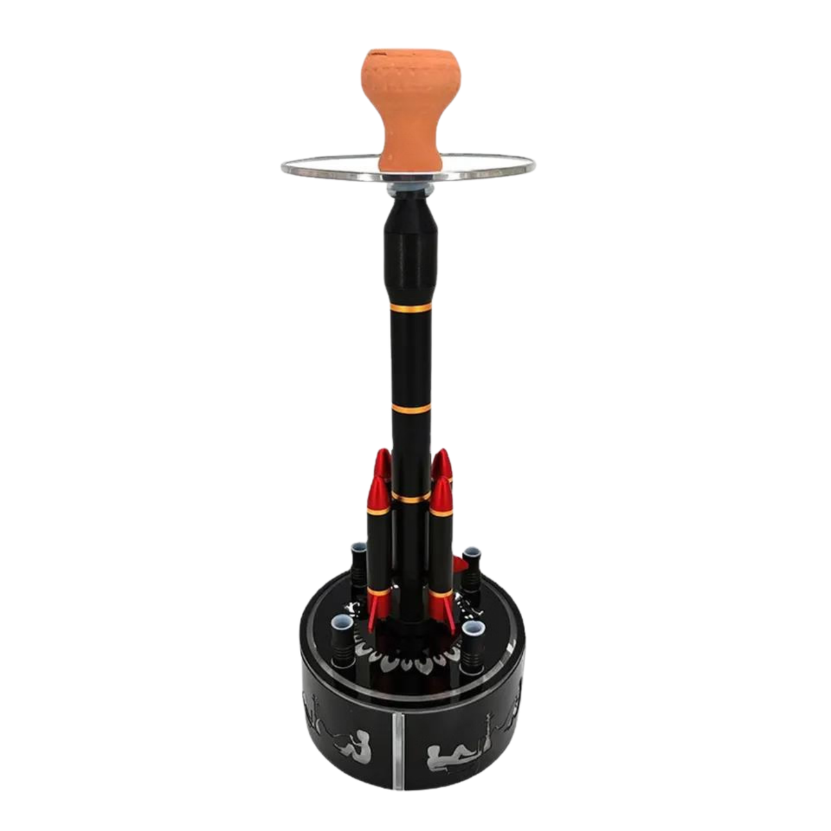 Sophisticated Rocket Hookah Gold Edition