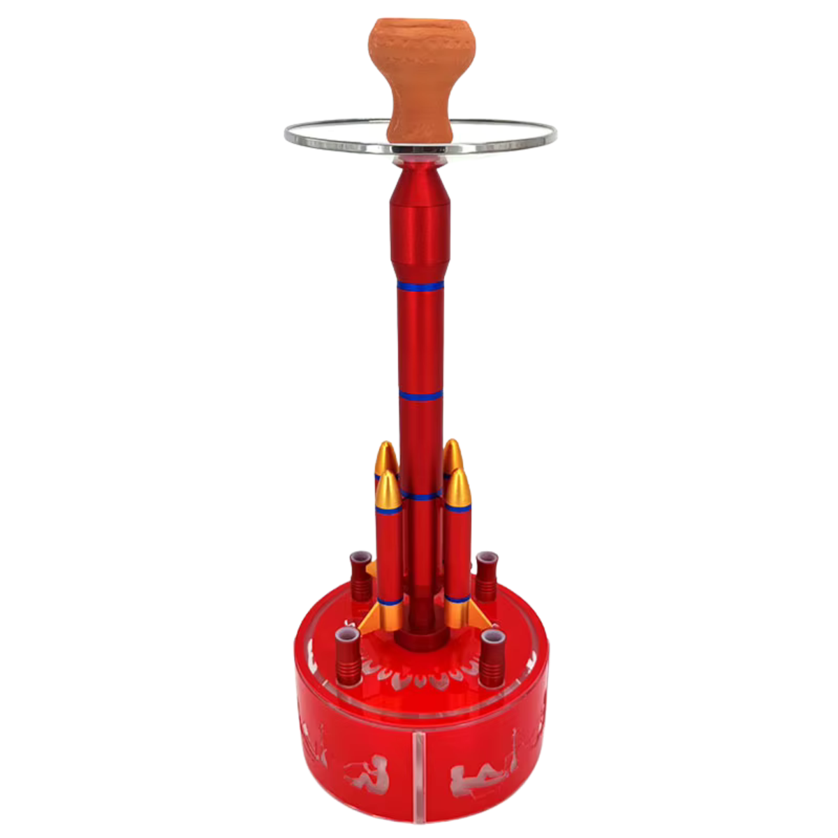 Sophisticated Rocket Hookah Gold Edition
