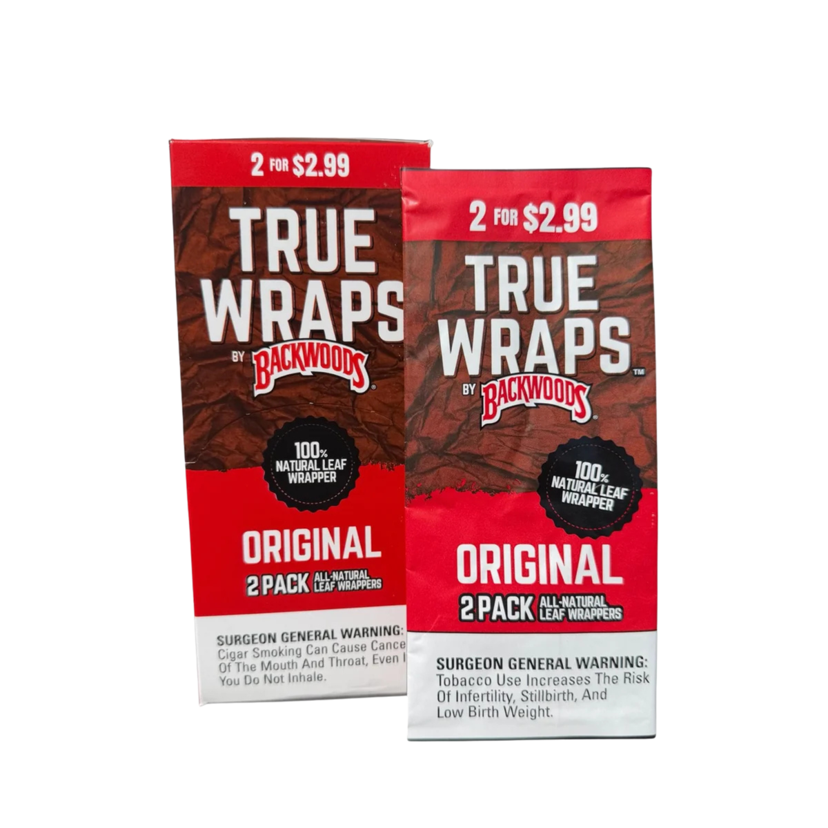 Backwoods Tru Wraps Pre Priced Herbal Wraps