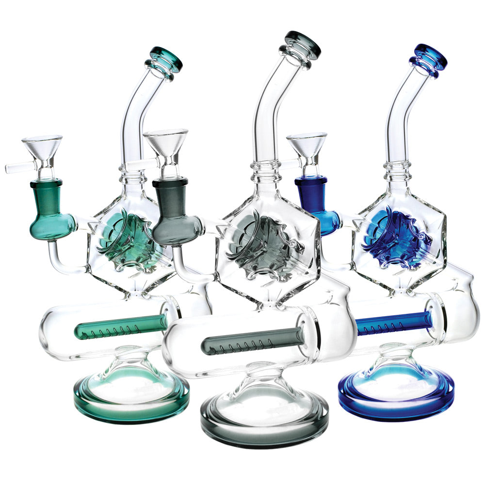 Pulsar Inception Cube Water Pipe- 10.5"/14mm F/Colors Vary – image 1